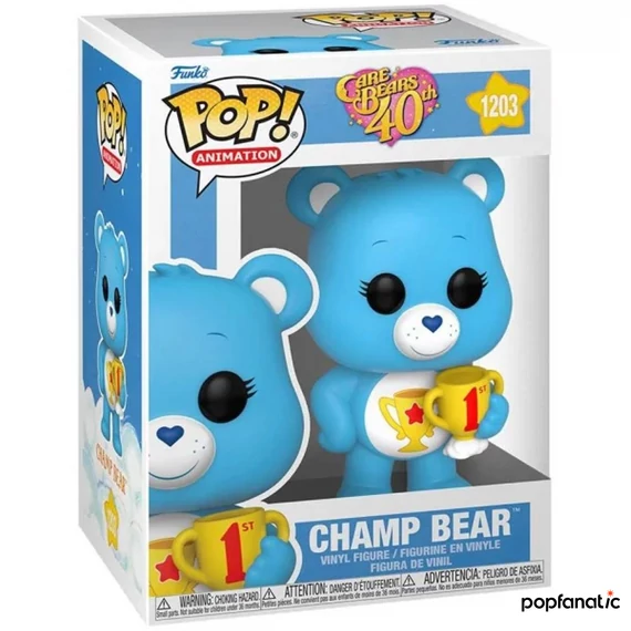 Funko POP! Animation: Care Bears 40th Anniversary - Champ Bear figura #1203