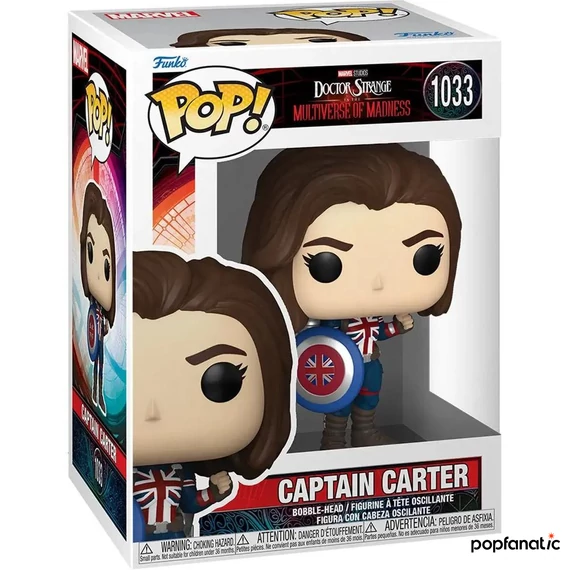 Funko POP! Marvel: Doctor Strange in the Multiverse of Madness S2 - Captain Carter figura #1033