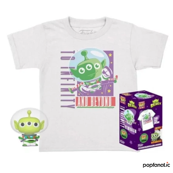 Funko Pocket POP! Disney - Alien Buzz figura és gyerek póló (L)