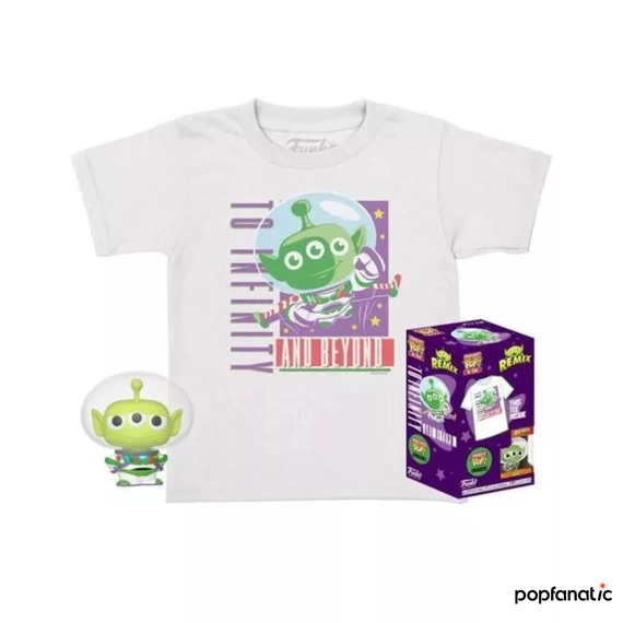 Funko Pocket POP! Disney - Alien Buzz figura és gyerek póló (XL)