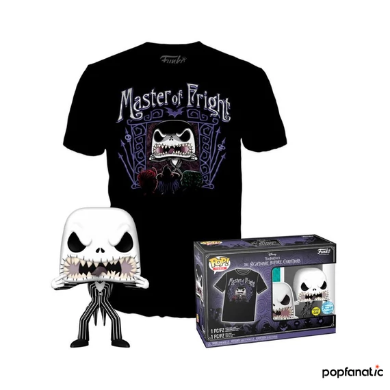 Funko Pocket Pop! & Tee: Disney - Jack Skellington figura és póló (L)