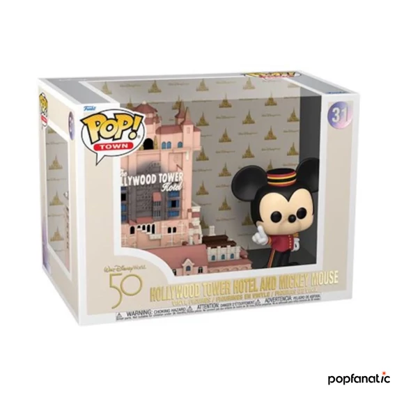 Funko POP! Town: Walt Disney World 50th Anniversary - Hollywood Tower Hotel with Mickey figura #31