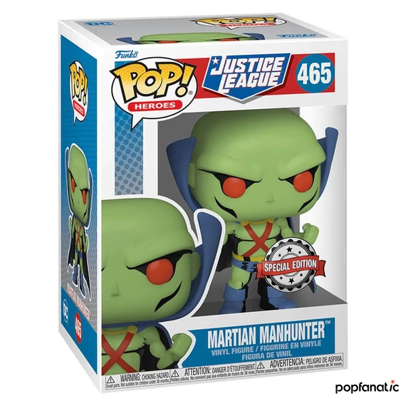 Funko POP! Heroes: Justice League - Martian Manhunter figura #465