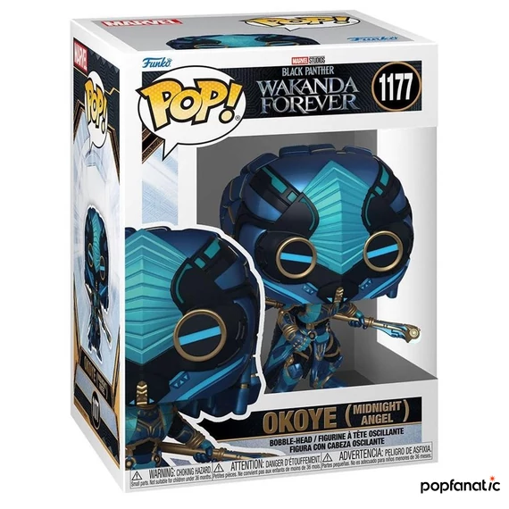 Funko POP! Black Panther: Wakanda Forever - Okoye (Midnight Angel) figura #1177
