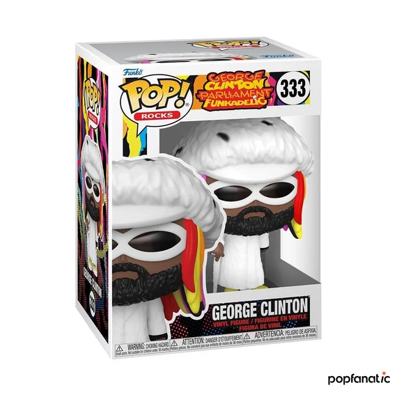 Funko POP! Rocks: George Clinton S1 figura #333