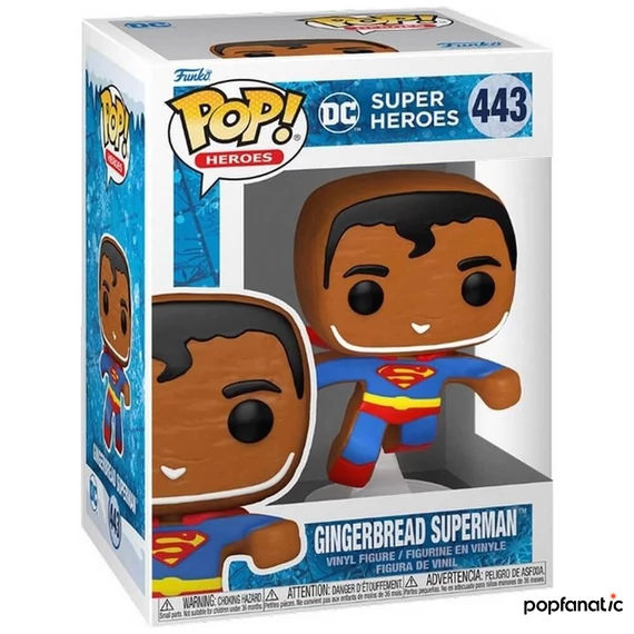 Funko POP! Heroes: DC Holiday - Gingerbread Superman figura