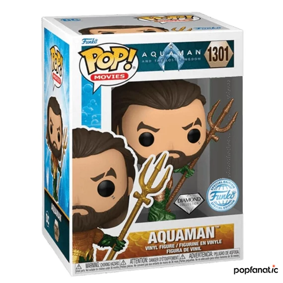 Funko POP! Movies DC: Aquaman and the Lost Kingdom - Aquaman (Diamond Collection) (SE) #1301 figura