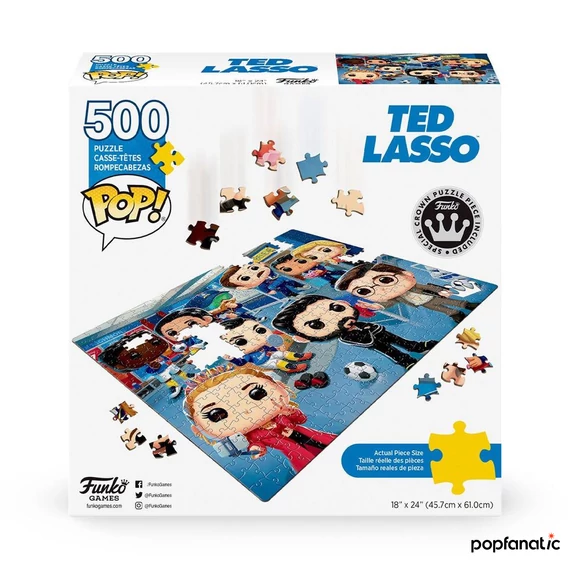 Funko POP! Puzzles: Ted Lasso 500 darabos kirakó
