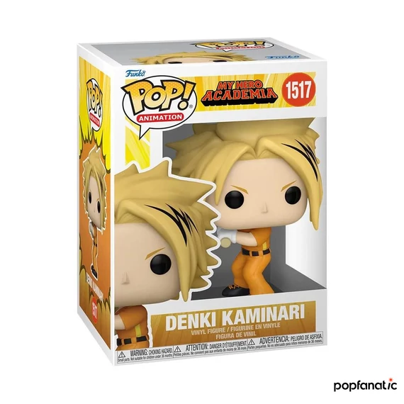 Funko POP! Animation: My Hero Academia: Hero League Baseball - Denki figura #1517