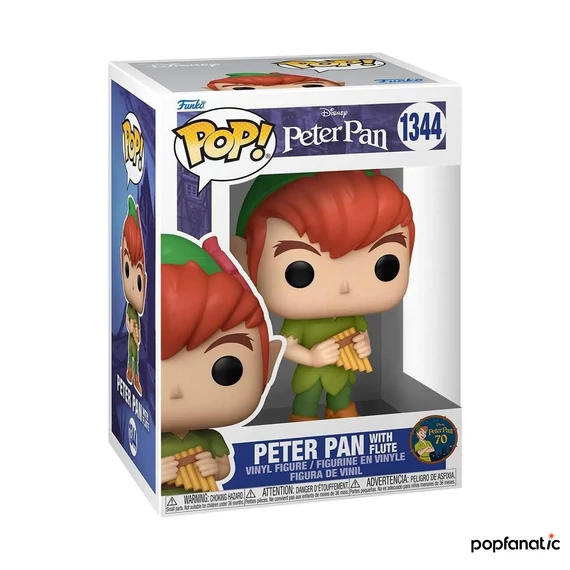 Funko POP! Disney: Peter Pan70th - Peter w/flute figura