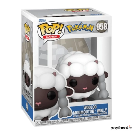Funko POP! Games: Pokemon - Wooloo figura #958