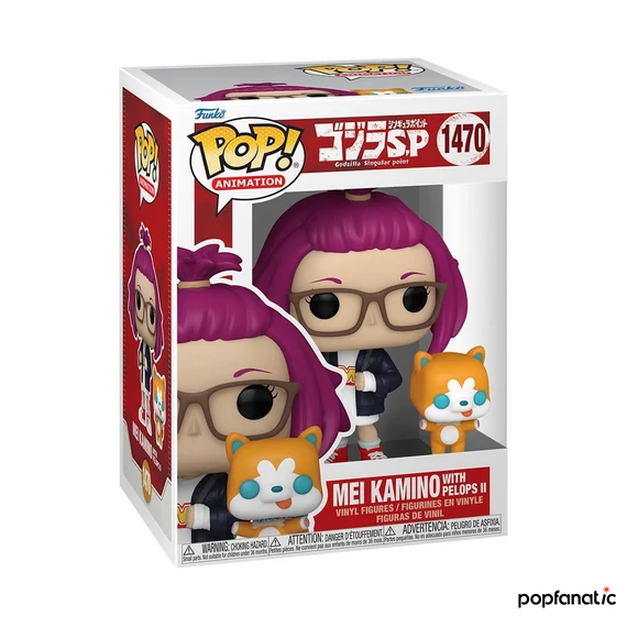Funko POP! Animation: Godzilla Singular Point - Mei Kamino w/Pelops figura #1470