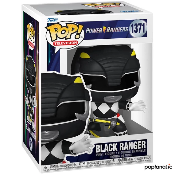 Funko POP! TV: Mighty Morphin Power Rangers 30th - Black Ranger figura