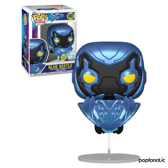 Funko POP! Movies: Blue Beetle - Blue Beetle (Glows in the Dark) (SE) figura #1407