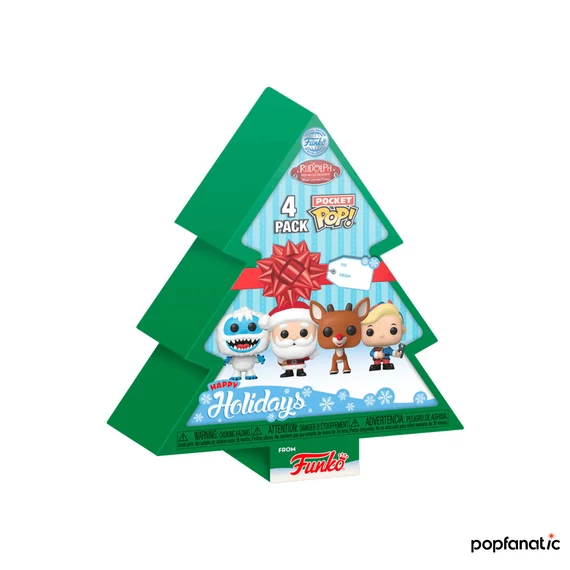 Funko Pocket POP! Rudolph - Tree Holiday Box figura