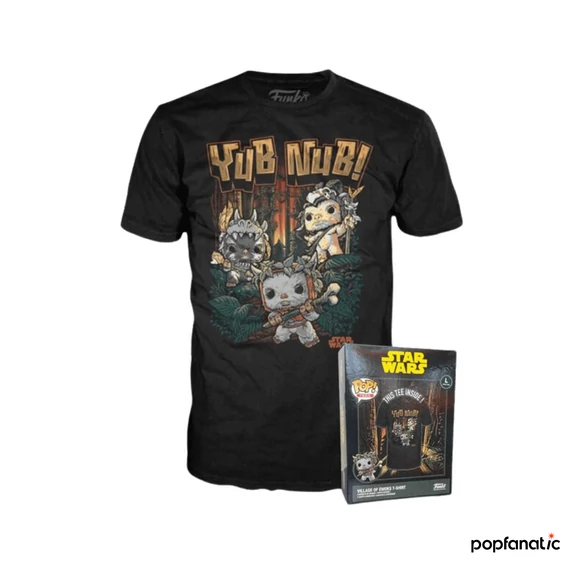 Funko Tee: Star Wars - Ewok póló (L)