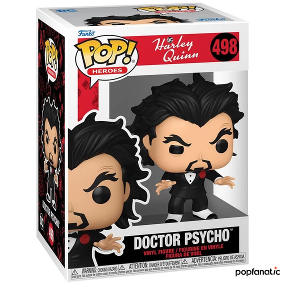 Funko POP! Heroes: Harley Quinn - Doctor Psycho figura #498
