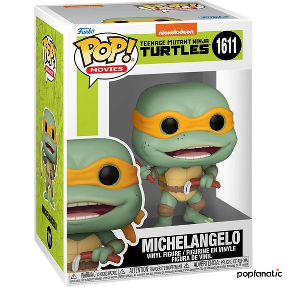 Funko POP! Movies: Teenage Mutant Ninja Turtles - Michelangelo figura #1611