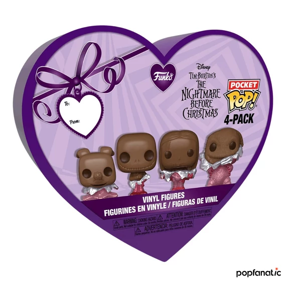 Funko Pocket POP: The Nightmare Before Christmas Valentine Box 4 pack