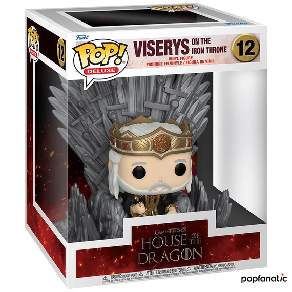 Funko POP! Deluxe: House of the Dragon - Viserys on Throne figura #12