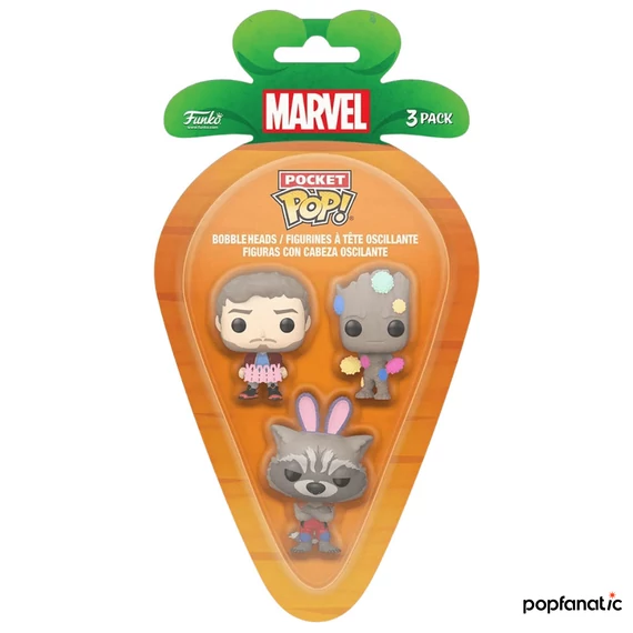 Funko Carrot Pocket POP! Marvel - Guardians of the Galaxy 3PK figura