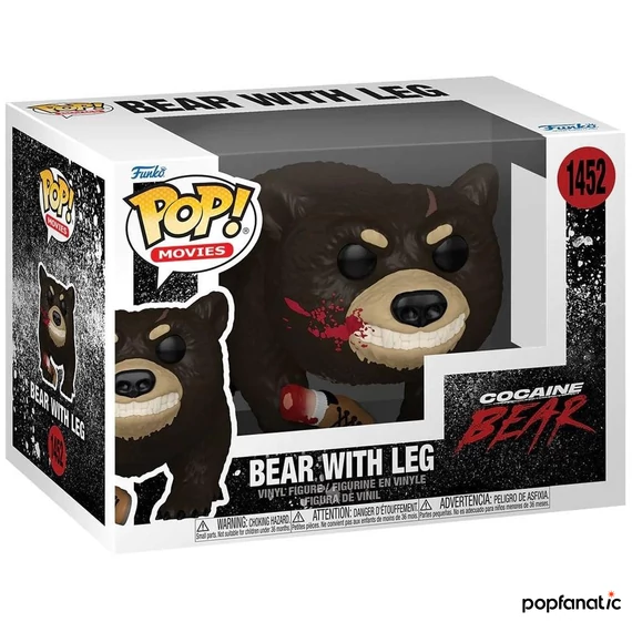 Funko POP! Movies: Cocaine Bear- Bear w/Leg figura
