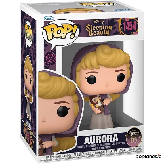 Funko POP! Disney: Sleeping Beauty 65th - Aurora w/Owl figura #1454