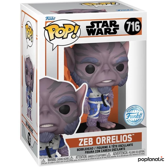 Funko POP! Star Wars: The Mandalorian S10 - Zeb Orrelios figura #716