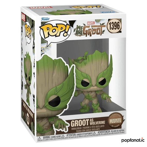 Funko POP! Marvel: We Are Groot - Wolverine Groot figura #1396