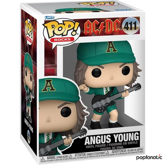 Funko POP! Rocks: AC/DC - Angus Young (Green) figura #411
