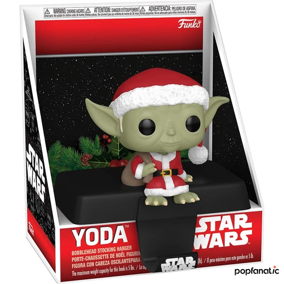 Funko POP! Edge-Sitter: Star Wars - Holiday Yoda figura