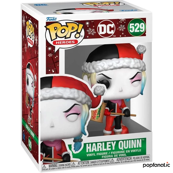 Funko POP! Heroes: Holiday '24 - Harley Quinn figura #529