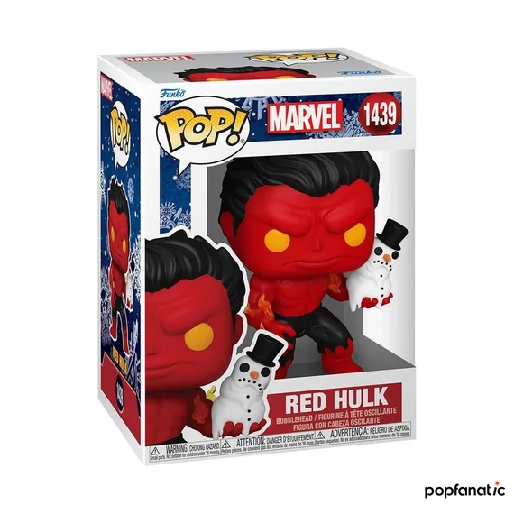 Funko POP! Marvel: Holiday - Red Hulk figura #1439