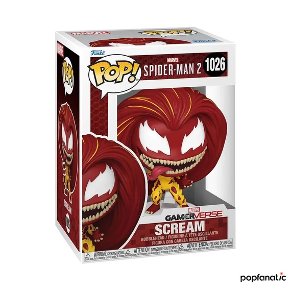 Funko POP! Games: Spider-man 2 Video Game - SCREAM figura