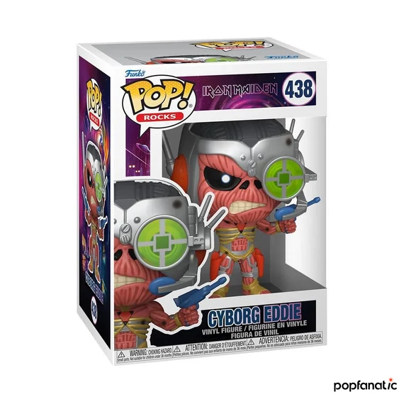 Funko POP! Rocks: Iron Maiden - Cyborg Eddie figura #438
