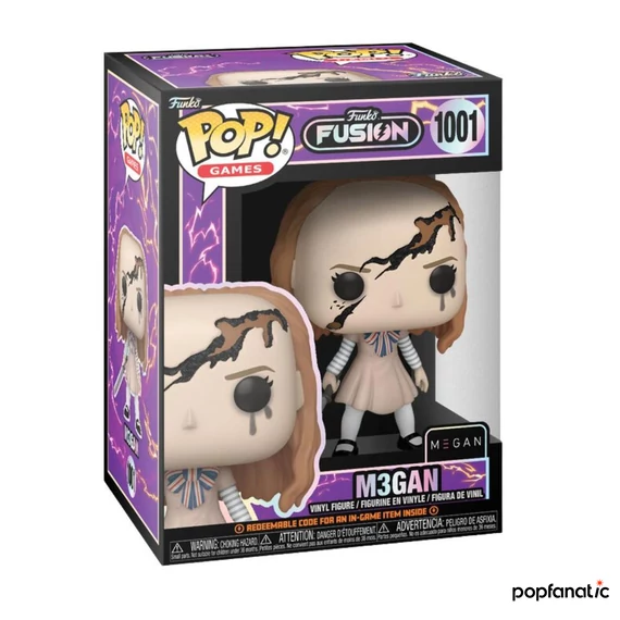 Funko POP! Games: Funko Fusion S1​- M3GAN (Battle Damaged) figura