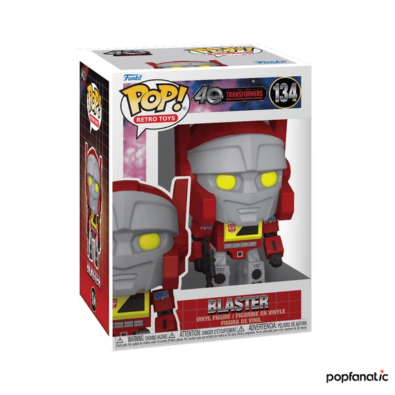 Funko POP! Retro Toys: Transformers - Blaster figura #134