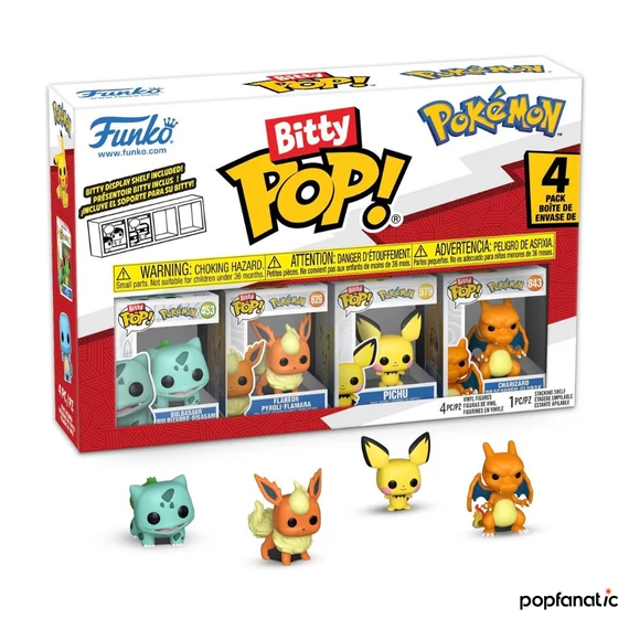 Funko Bitty POP: Pokemon- Bulbasaur 4PK