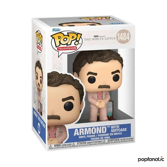 Funko POP! TV: White Lotus - Armond w/Suitcase figura