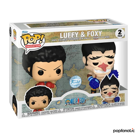 Funko POP! Animation: One Piece - Luffy & Foxy 2PK figura #2