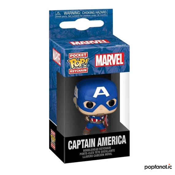 Funko POP! Marvel - Captain America kulcstartó