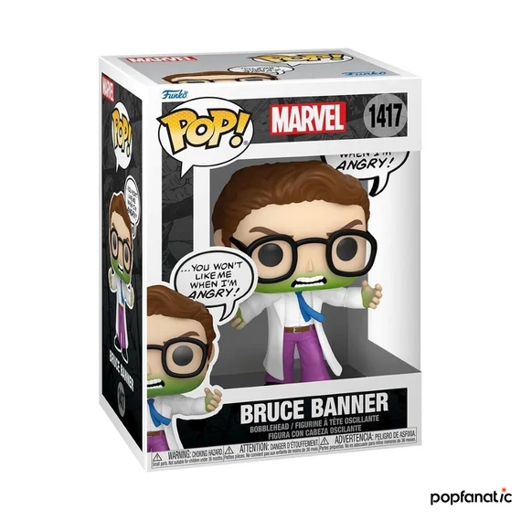 Funko POP! Marvel: Bruce Banner (Don't Make me Angry) figura