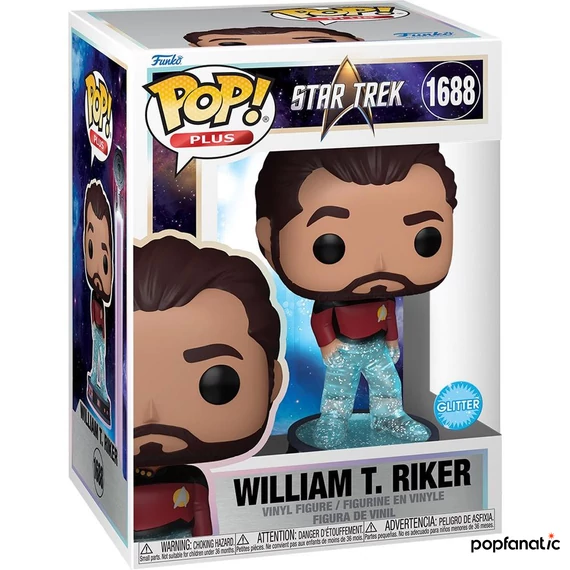 Funko POP! Plus: Start Trek Transporter - Riker figura