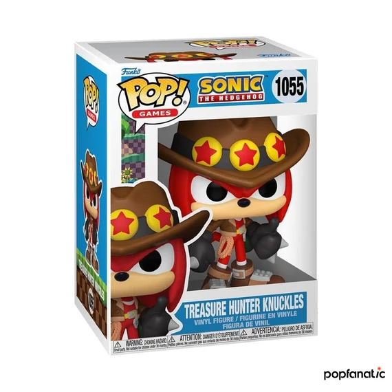 Funko POP Games Sonic - Treasure Hunter Knuckles figura