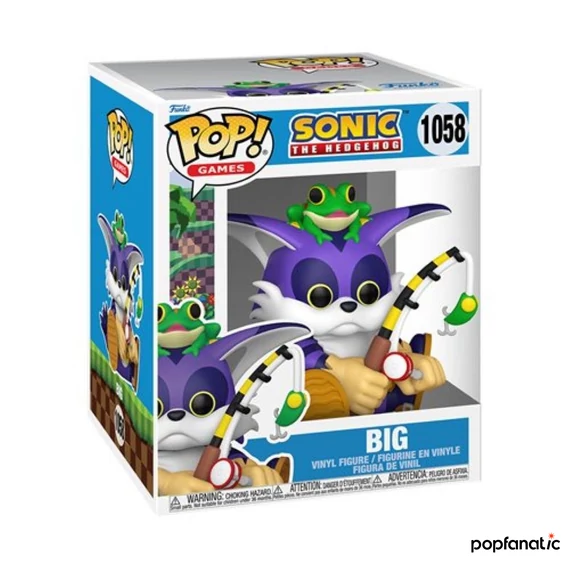 Funko POP Super Sonic - Big the Cat wFroggy figura