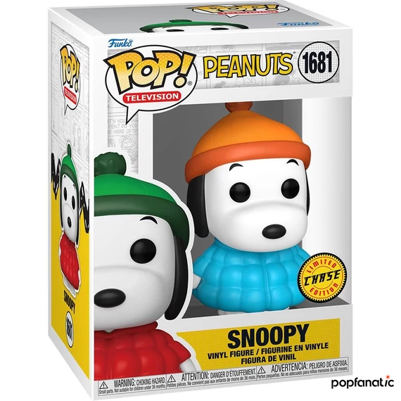 Funko POP! Animation: Peanuts - Snoopy in Coat chase figura