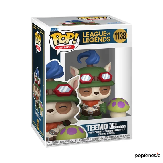 Funko POP!&Buddy: Leauge of Legends - Teemo w/Mushroom figura