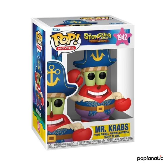 Funko POP! Movies – SpongeBob: Mr. Krabs kalóz jelmezben figura