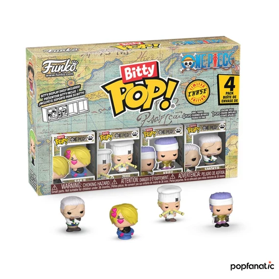 Funko Bitty POP! One Piece – Sanji 4 darabos szett
