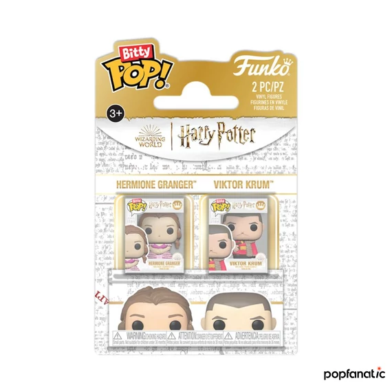 Funko Bitty POP! Harry Potter – Tűz Serlege 2 darabos szett – Hermione & Frum